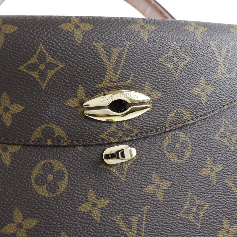 [Louis Vuitton]路易威登 
 Marselve手提包 
 M51379会标帆布茶SR1909雕刻锁定锁Malselv女士B级