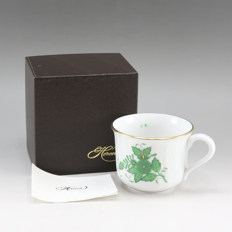 HEREND】ヘレンド アポニーグリーン マグカップ 食器 1708/AV