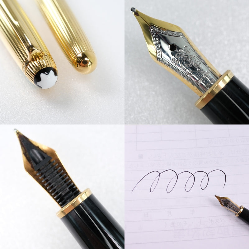 [MONTBLANC] Montblanc 
 Meisterstuck Solity Vermille Classic Fountain Pen 
 Pen tip 18K (750) Silver 925 Meisterstück Solitaire Vermeil Classic Unisex