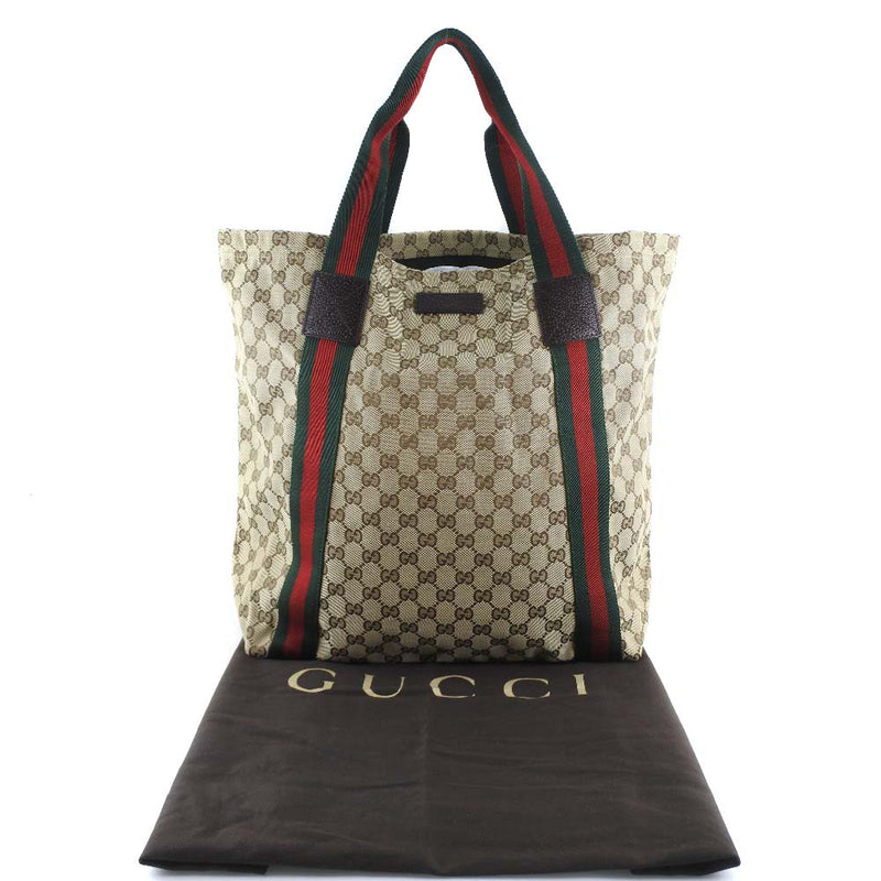 極美品　110 GUCCI グッチ　トートバッグ　ハンドバッグ　GG柄　ag7 GUCCI】グッチ トートバッグ 189669 – NISHIKINO VINTAGE KYOTO
