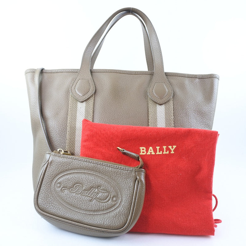 [BALLY] Barry 2WAY shoulder handbag with pouch Calfskin Fastener 2WAYSHOULDER Unisex