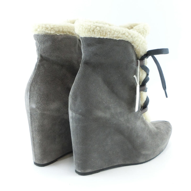 [OVYE by CRISTINA LUCCHI] Ovier 
 Short boots knee high boots 
 LUC-7229 Buckskin Gray Short Boots Knee High Ladies SA Rank