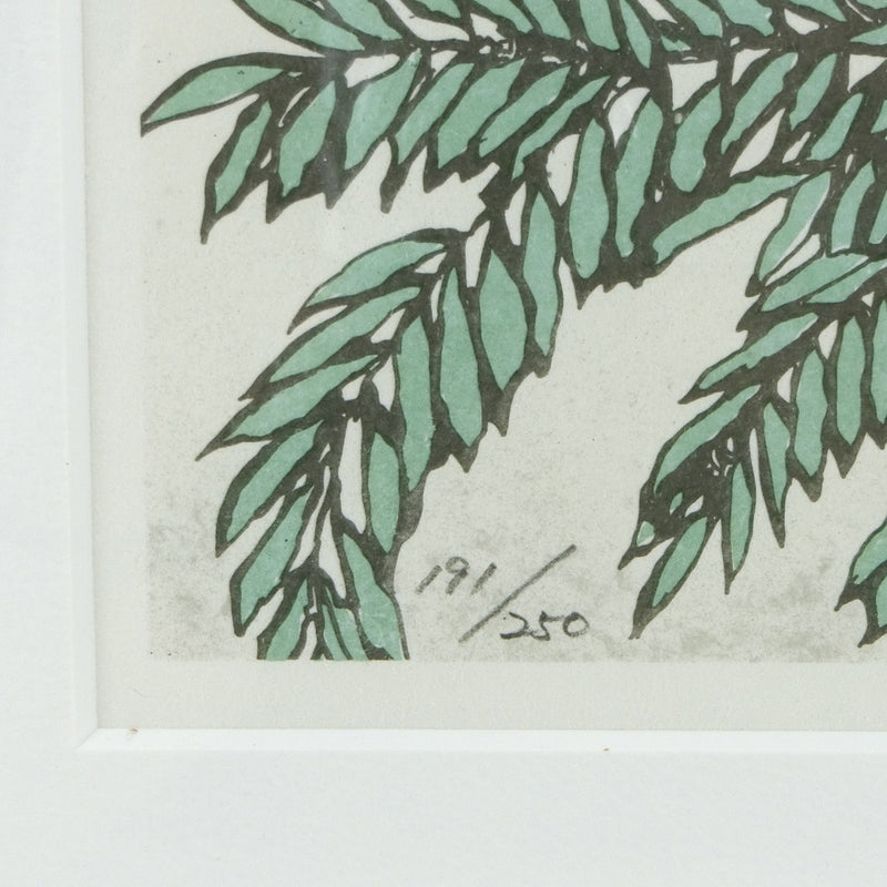 [Yumeji Takehisa] Painting "Your Grass" 
 Woodcuts 191/250 [TakeHisa yumeji] "Event Grass" Unisex A rank