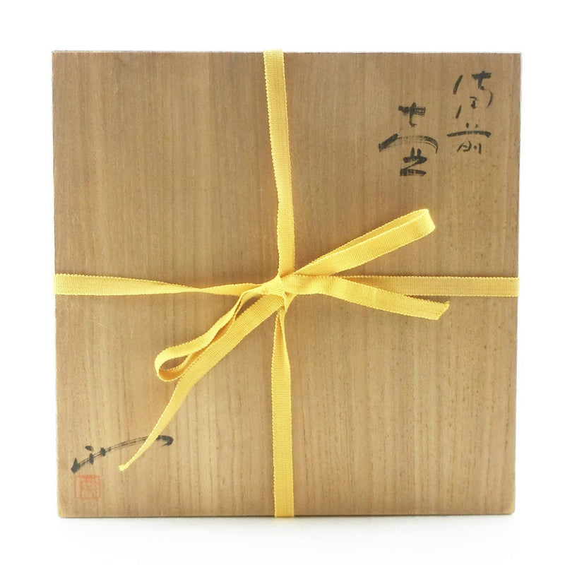 [Bizen ware] Vase made by Yoshimoto Masa