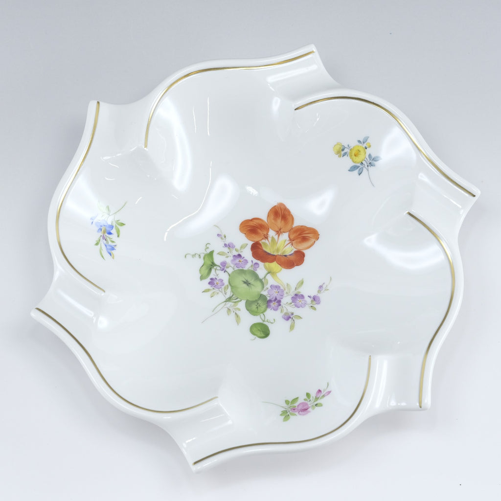 【新品未使用箱付き】MEISSEN 花柄 陶磁器 置き型　灰皿 39160301-13-1_50ce3be6-fff7-