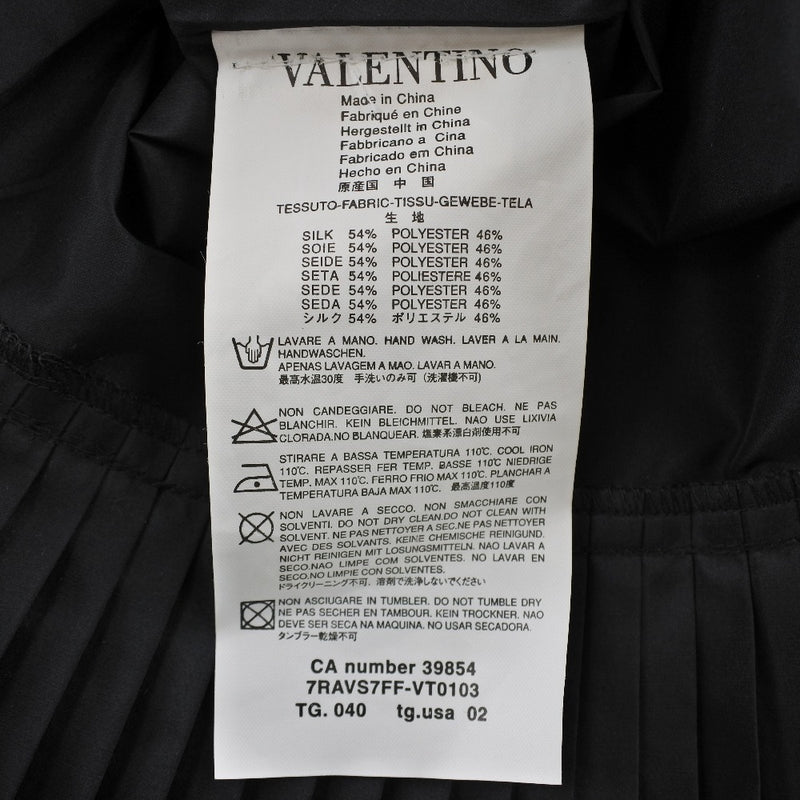 [Red Valentino] Red Valentino 
 one piece 
 Silk x polyester black USA02 engraved ladies A+rank