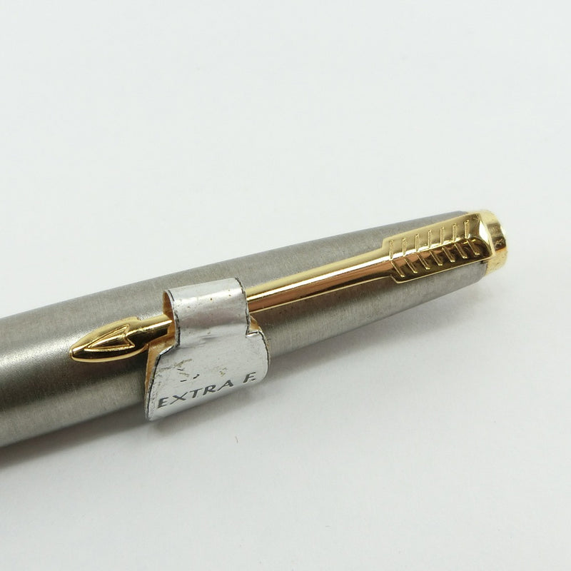 PARKER】パーカー パーカー45 EXTRAE F. 万年筆 シルバー×ブラック Parker 45 EXTRAE F.Sランク – KYOTO  NISHIKINO