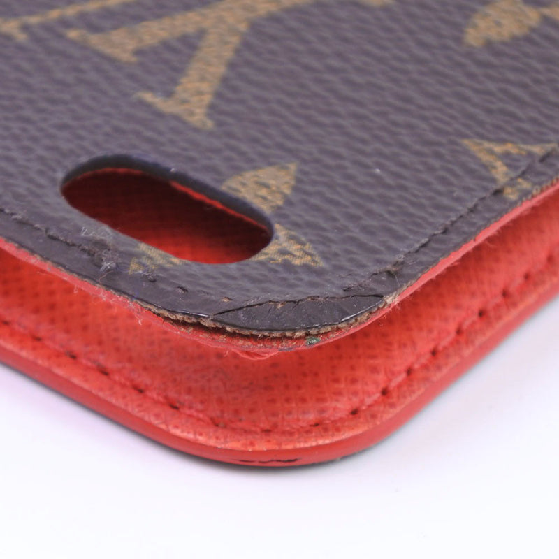 [Louis Vuitton] Louis Vuitton 
 Case de teléfonos inteligentes de folio 
 iPhone6 ​​Case Monogram Canvas Tea Folio Unisex
