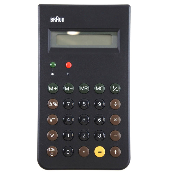【BRAUN】ブラウン
 電卓 計算機 その他文具
 復刻モデル  BNE001BK ブラック calculator calculatorAランク