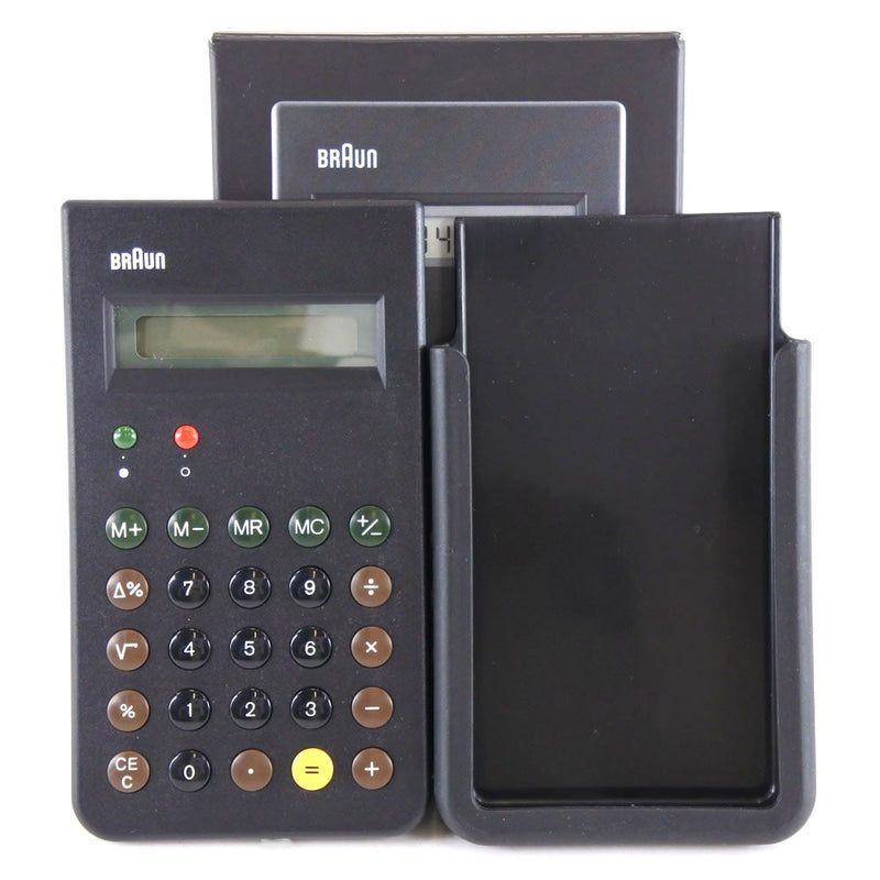 [BRAUN] Brown 
 Calculator and other stationery 
 Reprint model BNE001BK Black Calculator Calculatora Rank