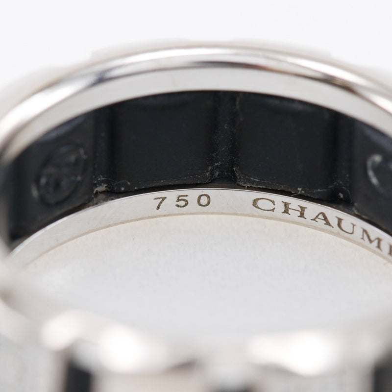 [Chaumet] Chaumet Class One Size 10.5 링 반 다이아몬드 18K화이트 골드 X 다이아몬드 약. 7.2G 클래스 한 여성 A 순위