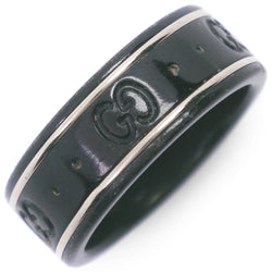 [Gucci] icono de Gucci No. 10.5 Anillo / anillo Cerámico Negro aproximadamente 2.0 g de iconas Damas