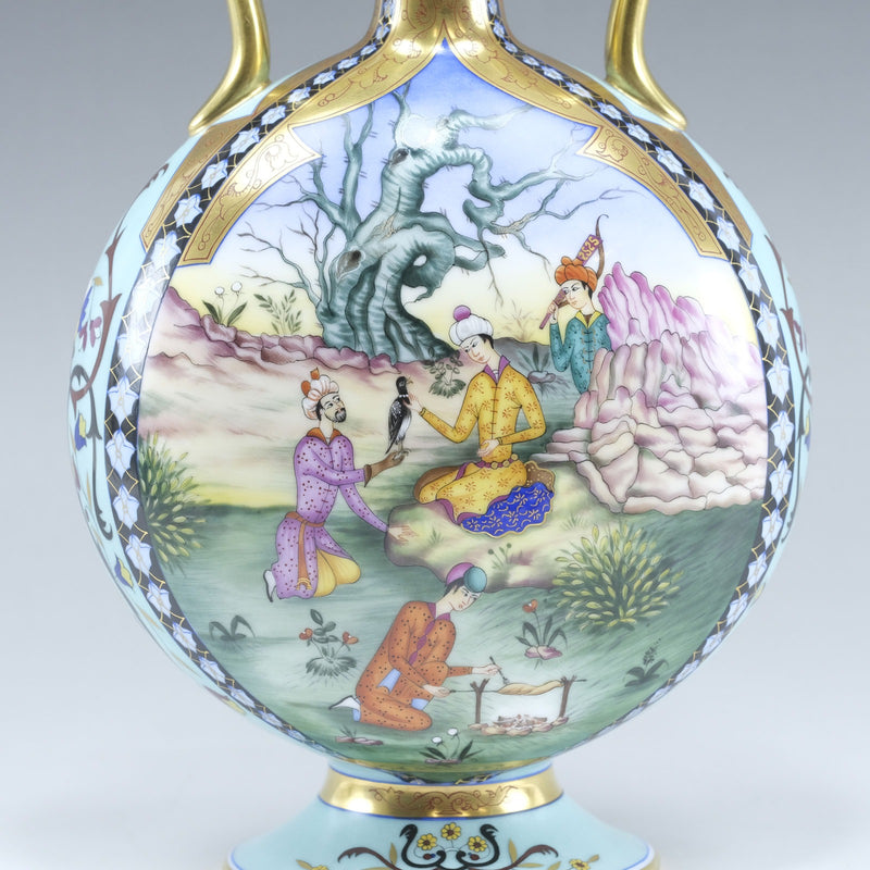 【HEREND】ヘレンド
 ペルシャの密画(Persian Motifs) 花瓶
 6341-0-00/MP ポーセリン Persian Motifs ユニセックスSランク