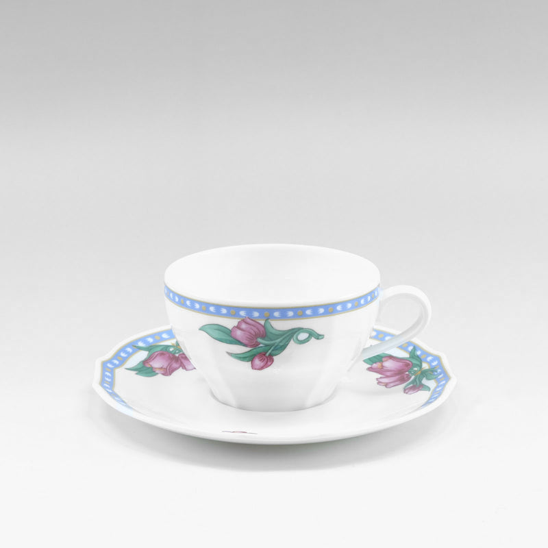 [Richard Ginori] Richard Ginori Pink Tulip 식탁 컵 및 접시 x 1 Pink Tulip _A Rank