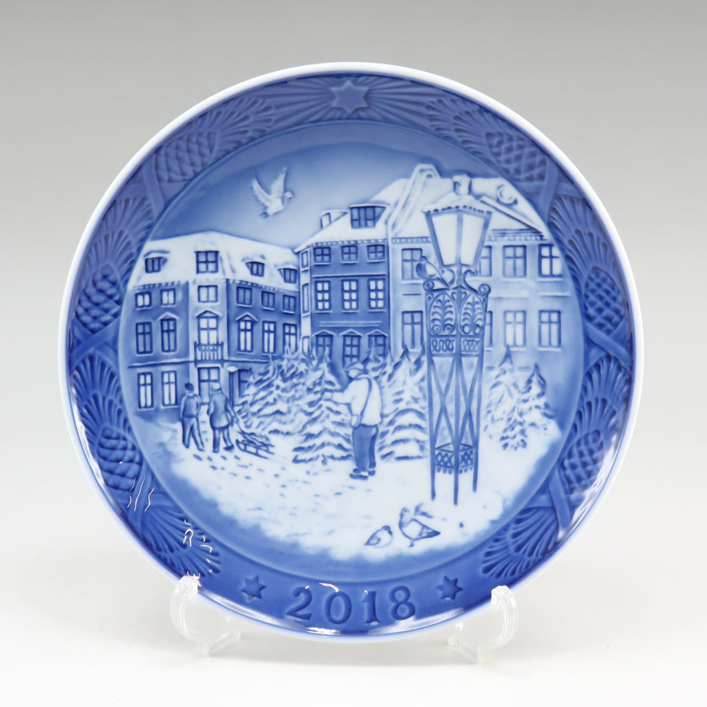Royal Copenhagen] Royal Copenhagen 2018 II Plate CHRISTMAS TREE 