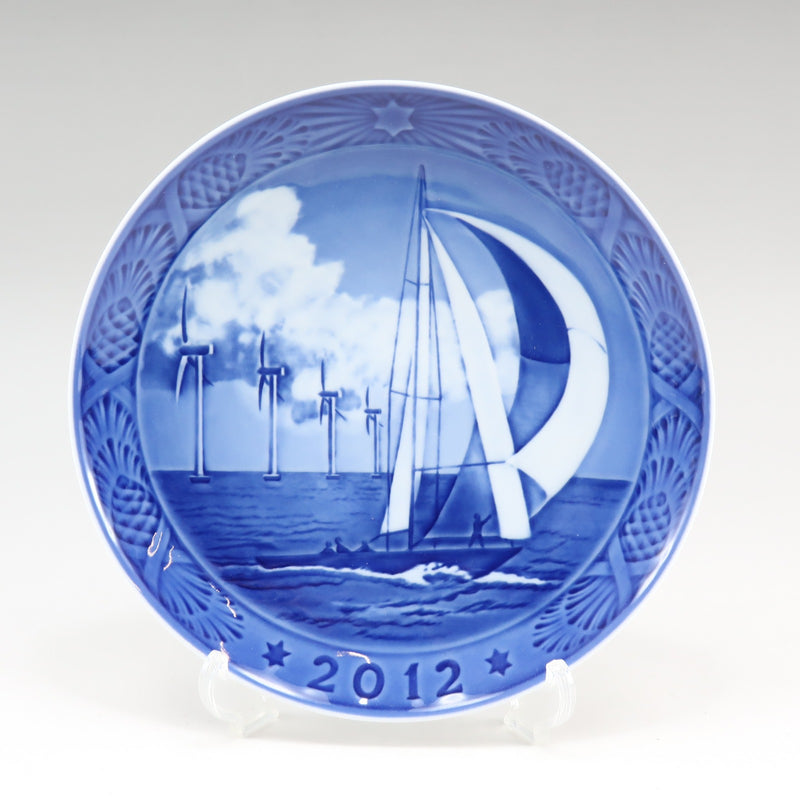 【Royal Copenhagen】로이어Luco펜하겐 2012년Year Plate 입상 오브제
 Horns Rev