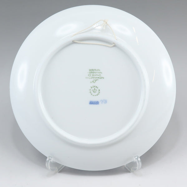 [Royal Copenhagen] RoyerLuco펜하겐 2016Year Plate 코펜하겐 도자기 도자기 2016 년 판 접시 유니esex에서 객체 아이스 스케이팅
