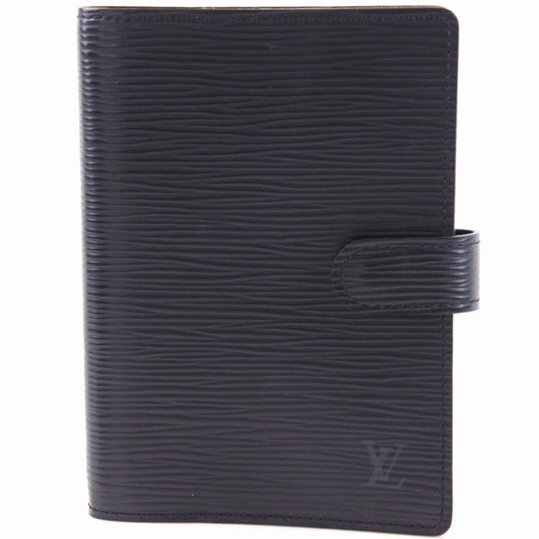 [Louis Vuitton] Louis Vuitton 
 Agenda PM notebook cover 
 R20052 Epireather Noir Black CA0979 Stamp Snap button AGENDA PM Unisex A-Rank