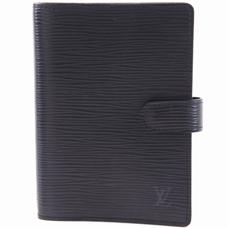 [Louis Vuitton] Louis Vuitton 
 Agenda PM notebook cover 
 R20052 Epireather Noir Black CA0979 Stamp Snap button AGENDA PM Unisex A-Rank