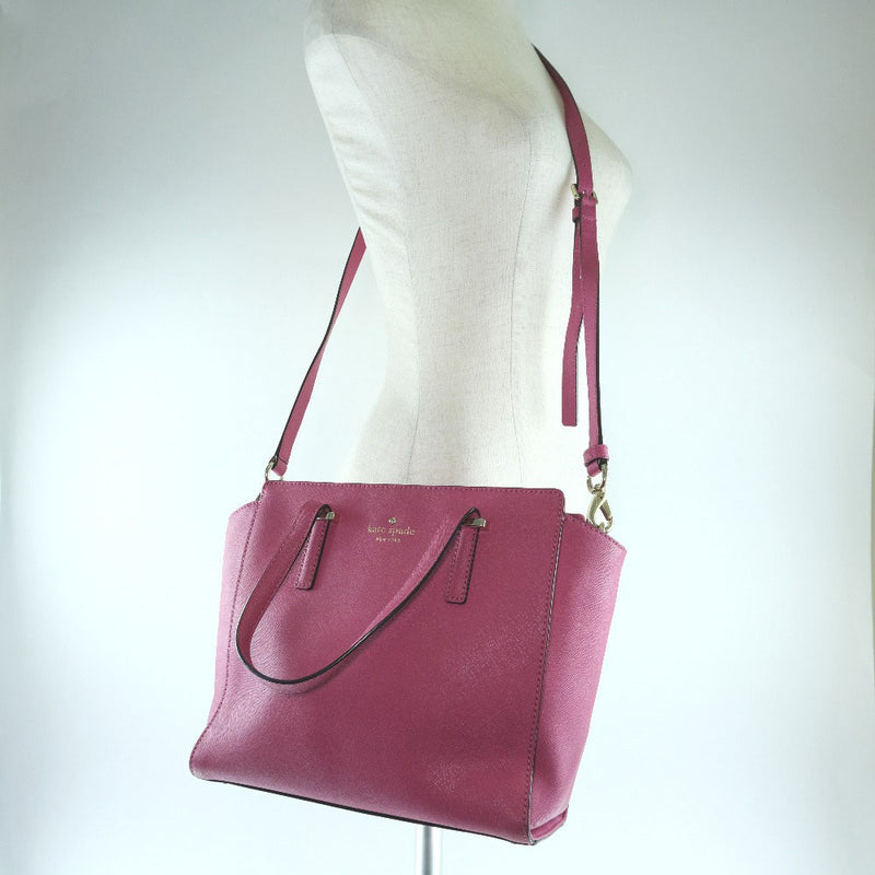 [Kate Spade] Kate Spade 2WAY shoulder handbag Calfskin Raspberry Pink Fastener 2WAYSHOULDER Ladies