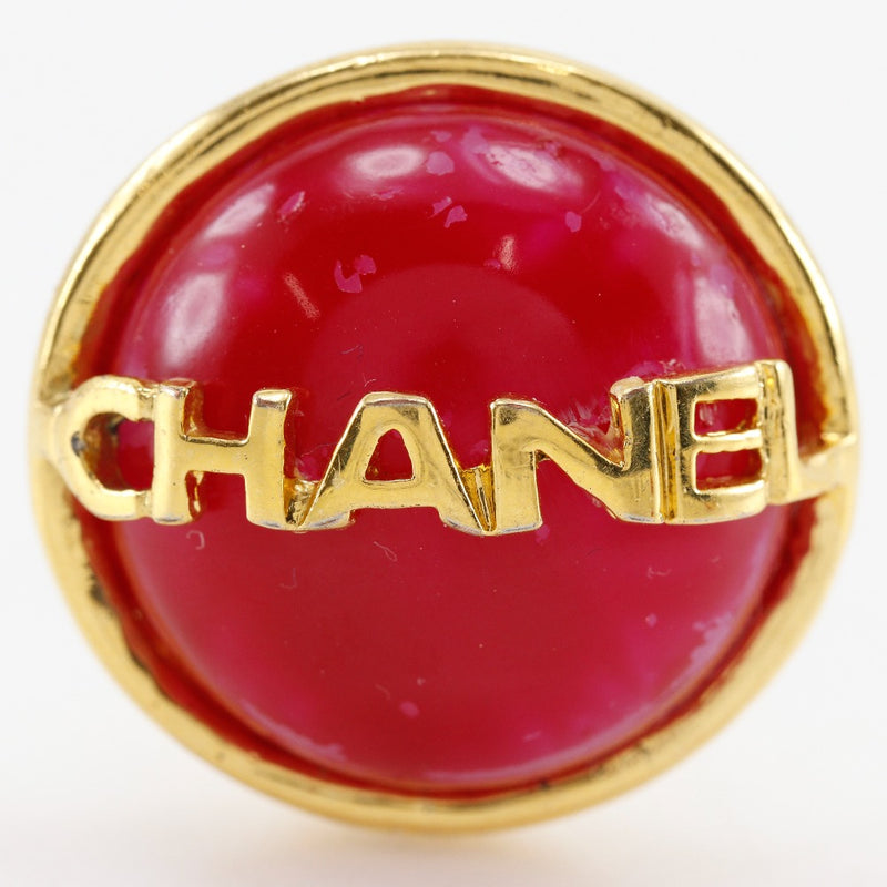 [샤넬] 샤넬 귀걸이, 금도금, 빨간색/금, 95a, 약. 31.7g, 여자