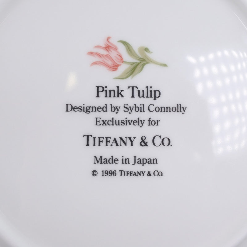 【TIFFANY&Co.】ティファニー
 プレート2枚セット その他雑貨
 皿 Plin Tulip 白 Set of 2 plates ユニセックスAランク