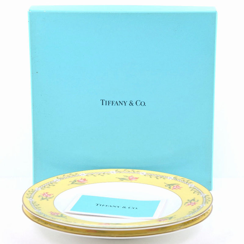 [Tiffany & Co.] Tiffany 
 2 개의 판 세트 다른 기타 상품 
 Dish Pli Plin Tulip 흰색 세트 2 플레이트 유니스시드 순위