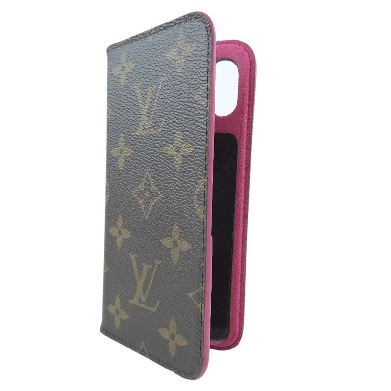 [Louis Vuitton] Louis Vuitton 
 Estuche de teléfono inteligente Folio X / XS 
 M63444 Monogram Canvas Rose Tea Folio XS Unisex