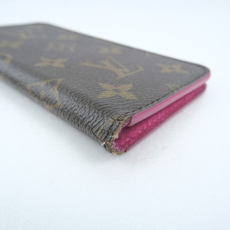 [Louis Vuitton]路易威登 
 FOLIO X / XS智能手机盒 
 M63444会标帆布玫瑰茶作品FORIO XS中性