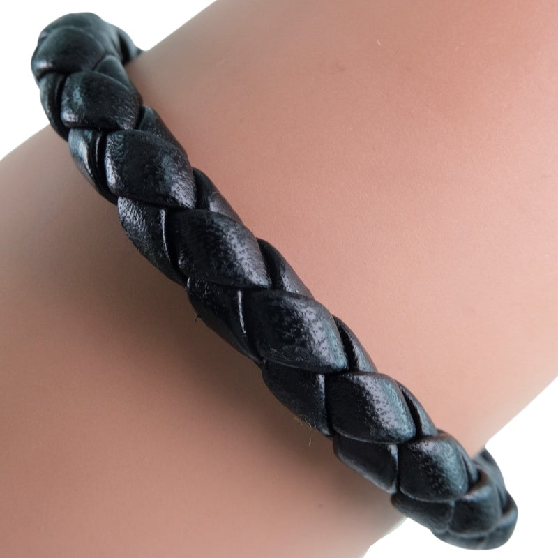 [BOTTEGAVENETA] Bottega Veneta 
 Intrechart bracelet 
 Calf Black Approximately 16.6g Intrecciato Ladies