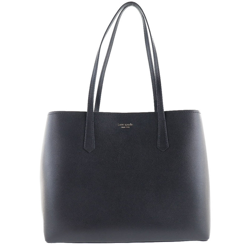 [Kate Spade] Kate Spade Tote Bag Leather Black Open Ladies A+Rank