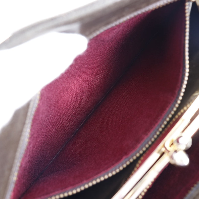[CHANEL] Chanel 
 V stitch handbag 
 Chevron Vintage Lambskin Tea Gamaguchi v Stitch Ladies
