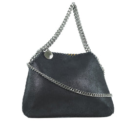 【Stella McCartney】ステラマッカートニー
 ファラベラ ハンドバッグ
 2WAYチェーンショルダー ポリエステル 黒 Falabella レディースA-ランク