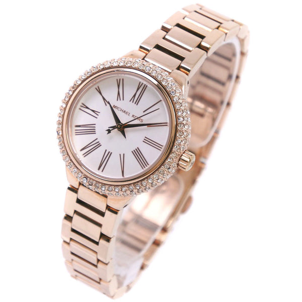 [Michael Kors] Michael Course Watch BraceletSET MK-6565 스테인리스 스틸 골드 쿼츠 아날로그 디스플레이 흰색 다이얼 A 순위