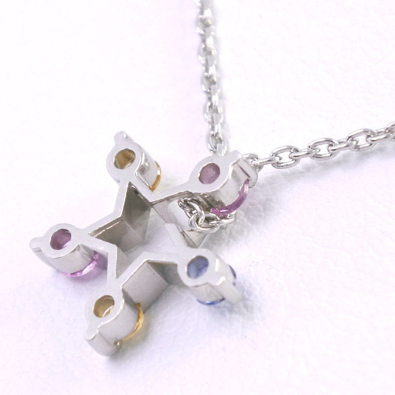 [Bijoux étoiles] Star Jewel Star Collier Multistone PT950 Platinum Multi-Color Star Environ 3,4 g de femmes par rang