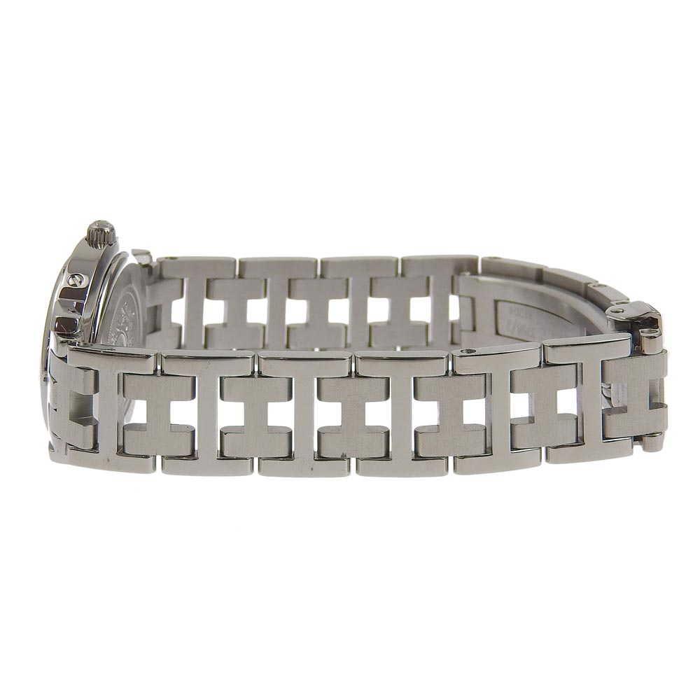 HERMES】エルメス クリッパー 腕時計 CL4.210 ステンレススチール