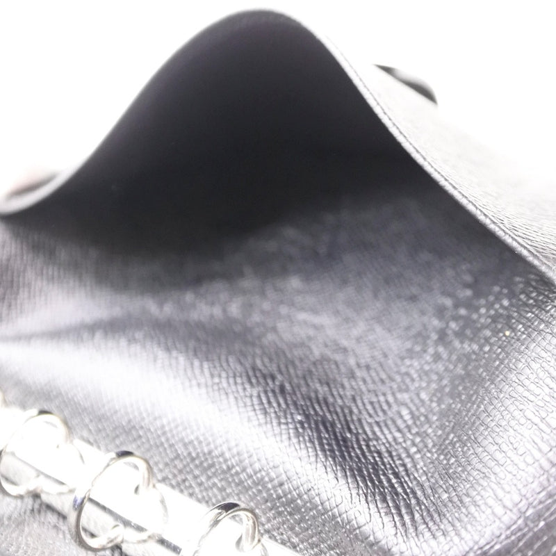 [Louis Vuitton]路易威登 
 议程PM笔记本封面 
 R20052 Epireather Noir黑色CA1019邮票快照按钮议程PM Munisex