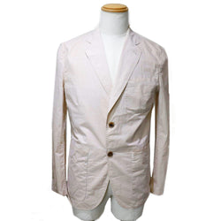 [HERMES] Hermes 
 Summer jacket tailored jacket 
 Cotton beige Summer Jacket Men's B-Rank