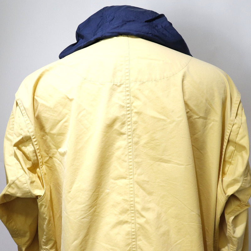 [Aquascutum] Aqua Scutom 
 Blouson 
 Marine Parker Cotton x Polyester Yellow Men's B-Rank