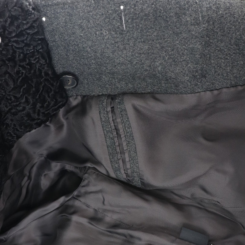 [VERSACE] Versace 
 Peelcoat 
 Wool Black/Gray Men's A-Rank