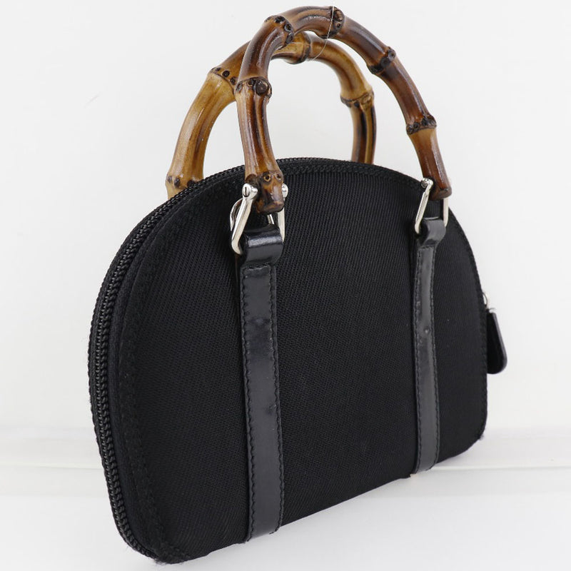 GUCCI】グッチ バンブー ハンドバッグ 2WAYショルダー ナイロン 
