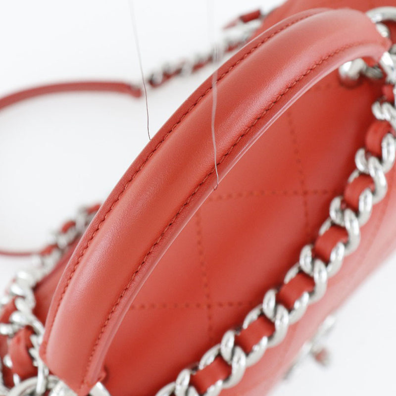[Chanel] Chanel 
 Bolso de hombro de cadena 
 Matrasse Curf Red Diagonal Gurn Cadena de bloqueo de bloqueo Damas un rango