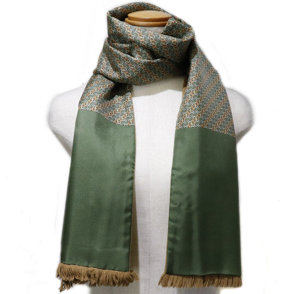 [Hermès] Hermes Minfler Silk x Angola Green Unisexe Un rang