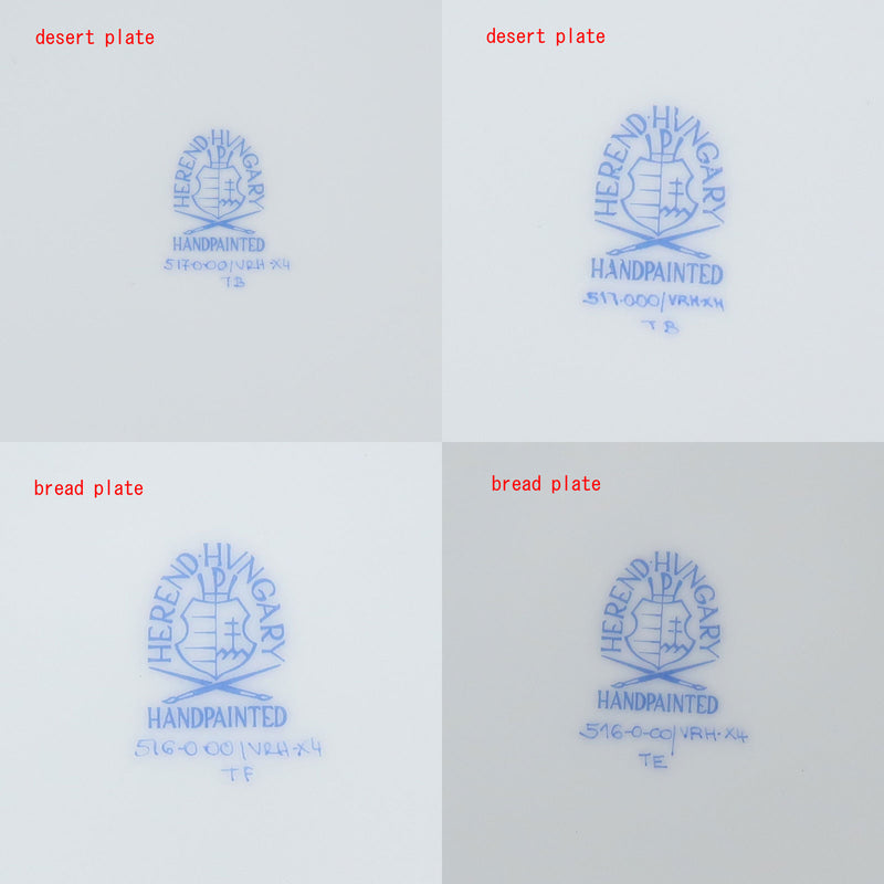 [HEREND] Service à thé Herend Vienna Rose Rose, vaisselle 
 Tasse & Soucoupe/Pot/Assiette 724/VRH