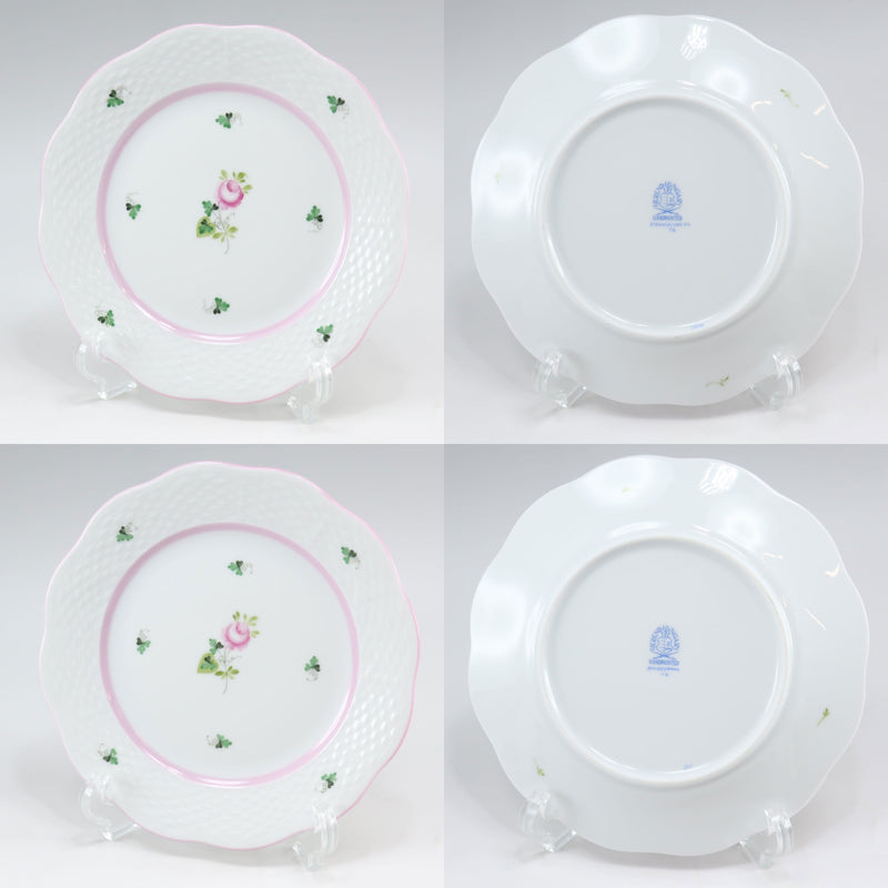 [HEREND] Service à thé Herend Vienna Rose Rose, vaisselle 
 Tasse & Soucoupe/Pot/Assiette 724/VRH