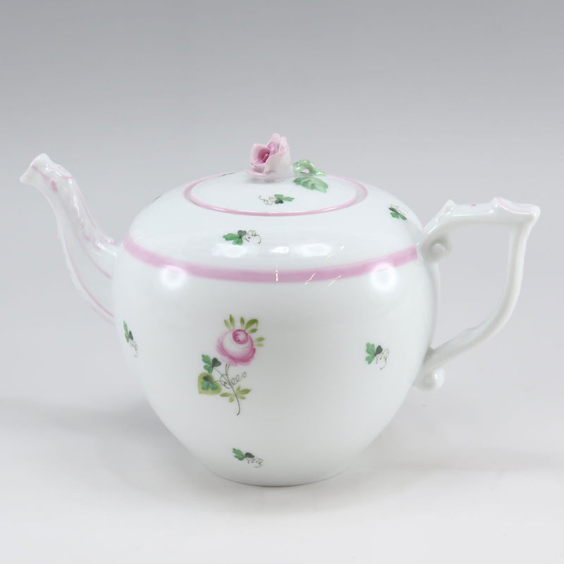 [HEREND] Service à thé Herend Vienna Rose Rose, vaisselle 
 Tasse & Soucoupe/Pot/Assiette 724/VRH