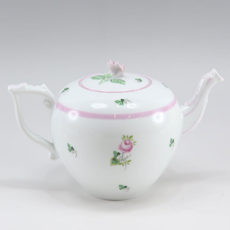 [HEREND] Service à thé Herend Vienna Rose Rose, vaisselle 
 Tasse & Soucoupe/Pot/Assiette 724/VRH