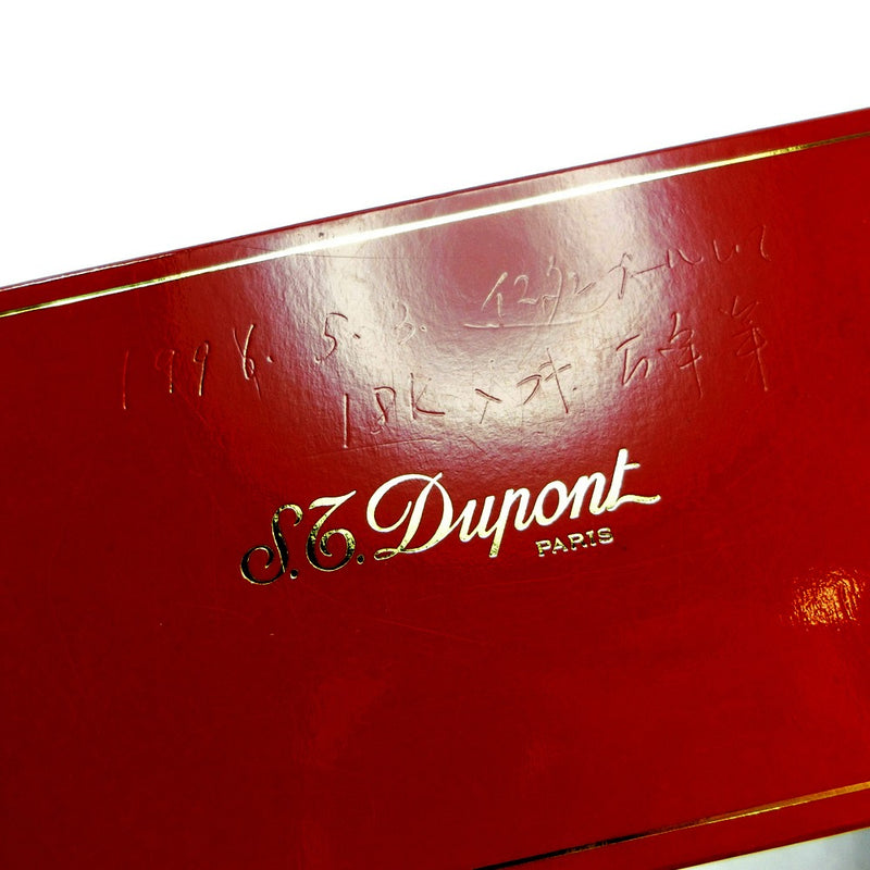 【Dupont】デュポン
 クラシック バーメイル ボールペン
 SILVER925 GP 漆赤クリップ Classic silver-gilt ユニセックス