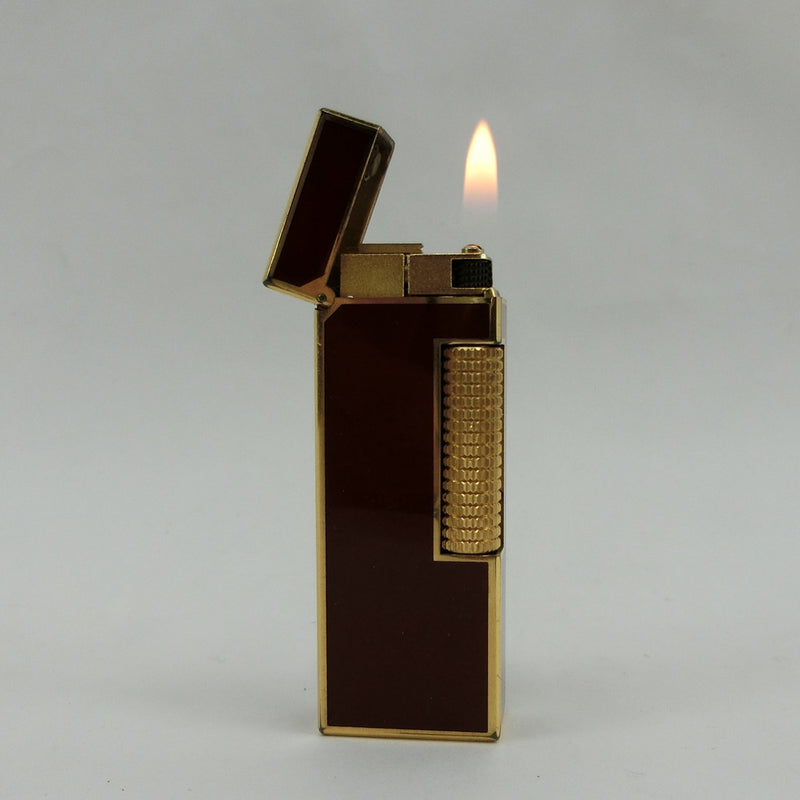 【Dunhill】ダンヒル
 ガスライター ライター
 赤×ゴールド Gas lighter _