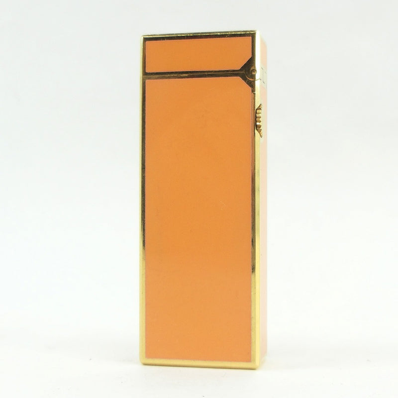 [Dunhill] Dunhill Gas Writer Writer Orange X Gold Gas Lighter_